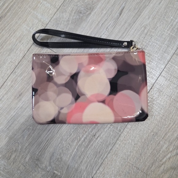 Kate Spade Pink and Black Wristlet - Picture 2 of 6